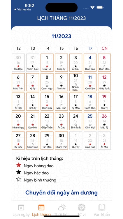 Lịch Vạn Niên 2024-Vitech