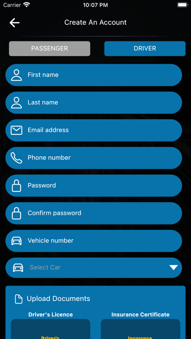 SWYFT Ride Share Screenshot