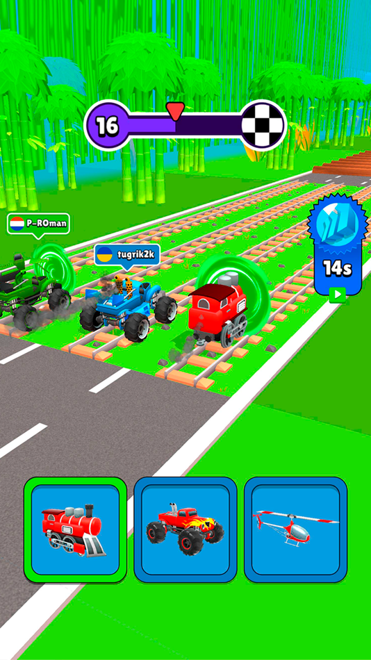 #5. Shape Shifting Race (iOS) By: Vira Games Inc.