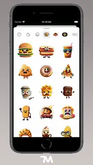 street food stickers iphone screenshot 2