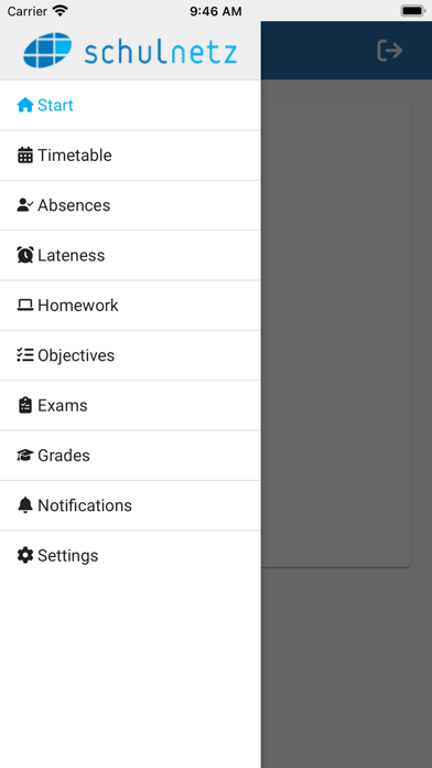 schulNetz Screenshot