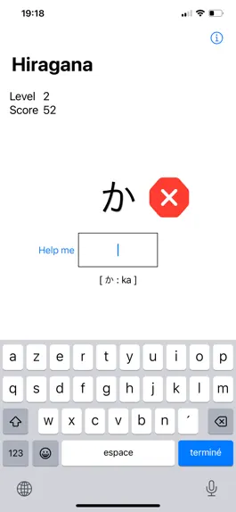 Game screenshot Hiragana : learn and memorize hack