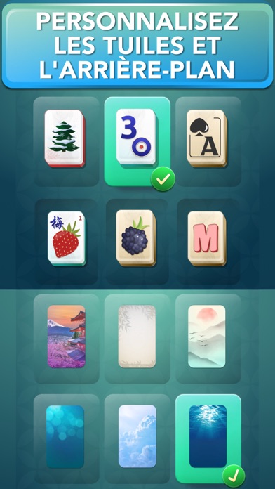 Screenshot #3 pour Mahjong Solitaire Classique