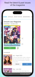 Smooth Jazz Magazine screenshot #1 for iPhone
