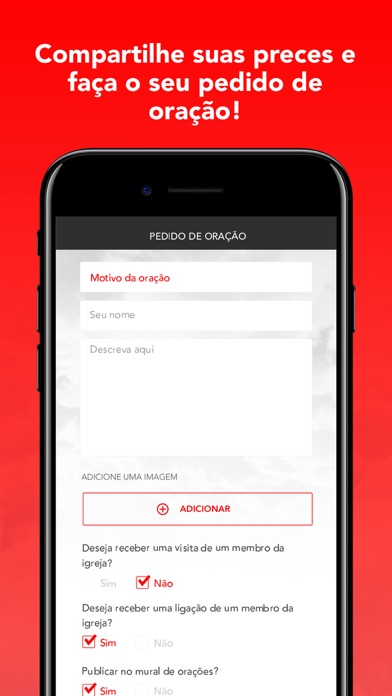 Ágape igreja em células Screenshot