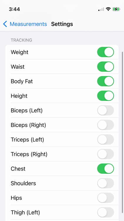 Body Measurement & Tracker screenshot-7