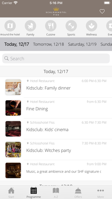 Schlosshotel Fiss Screenshot