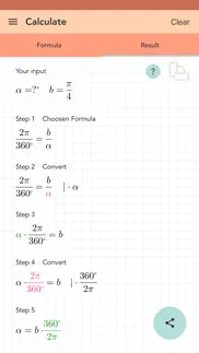 unit circle calculator iphone screenshot 3