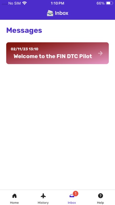 FIN DTC Pilot Screenshot