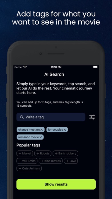 Suggest Me: AI Movies Search Screenshot