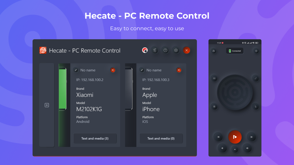 #1. Hecate - PC Remote Control (iOS) 由: Maxim Yakovlev