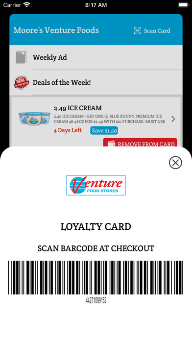 Moore’s Venture Foods Screenshot