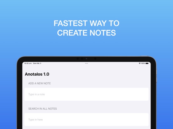 Screenshot #4 pour Anotalos: Quick Notes Taking