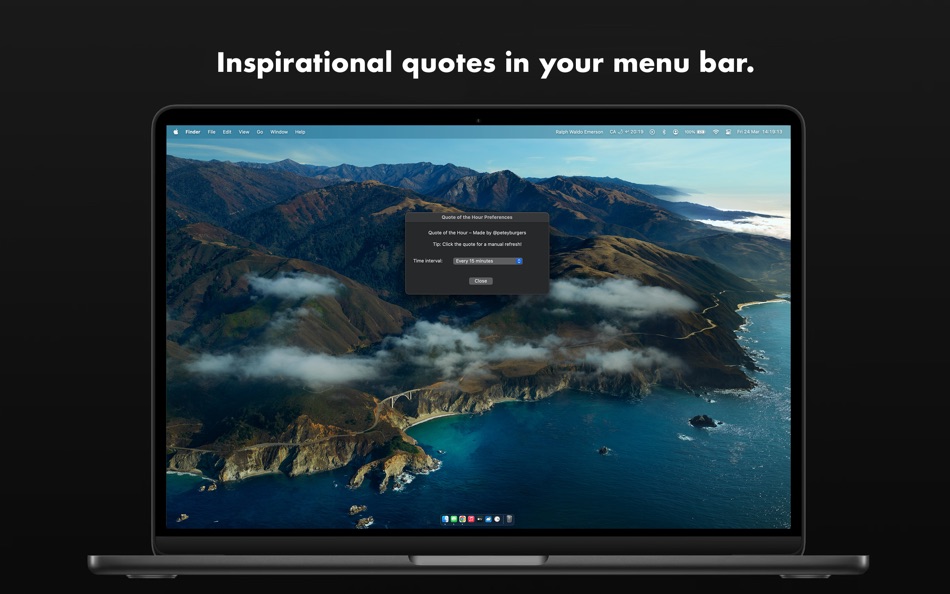 #3. Quote of the Hour (macOS) 由: Peter Wallroth