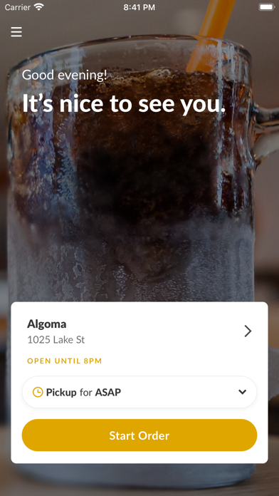 ChowNow- A&W Restaurants Screenshot