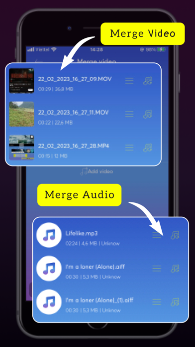 Video Editor Pro. Music Player Screenshot
