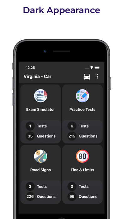 Virginia DMV Practice Test VA Screenshot