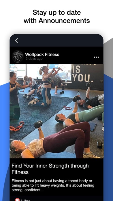 Wolfpack Fitness Screenshot