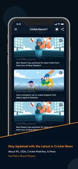 Game screenshot Cricket Mazza 11 hack