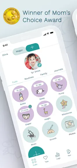 Game screenshot Cubtale Baby Tracker mod apk