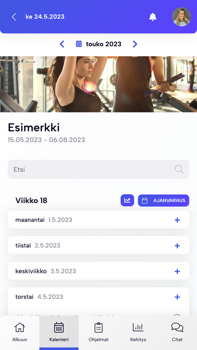 Impulssi Valmennus Screenshot