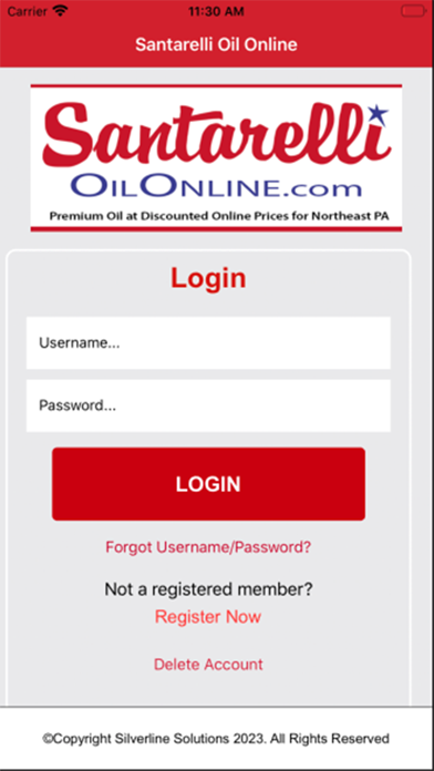 Santarelli Oil Online Screenshot