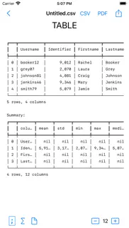 reading csv iphone screenshot 2