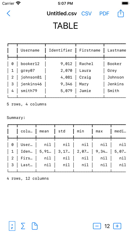 #2. reading CSV (iOS) 由: Binariver LTD