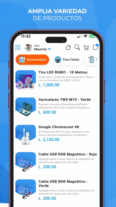 Productos Electrónicos HN Screenshot