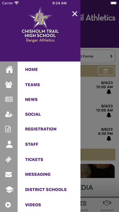 EMS ISD Athletics Screenshot