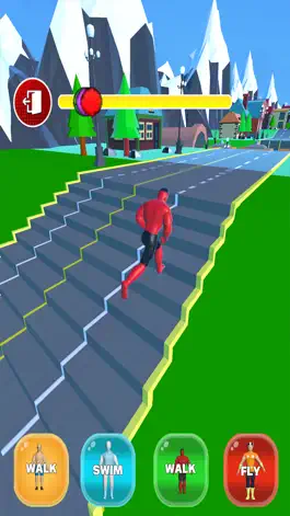 Game screenshot Superhero Shape Transform Run apk