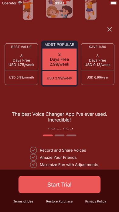 Voice Changer Kids Screenshot