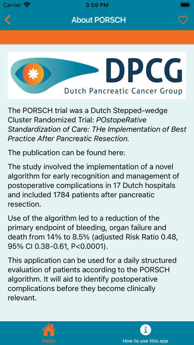 Pancreatic Surgery Screenshot