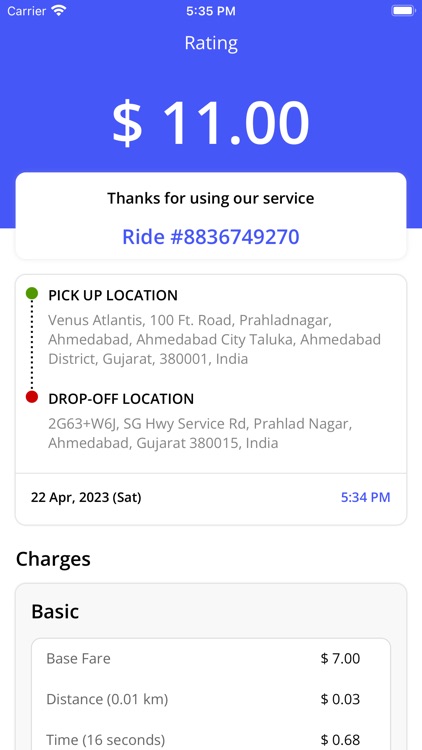 ProRideParcelX User screenshot-4