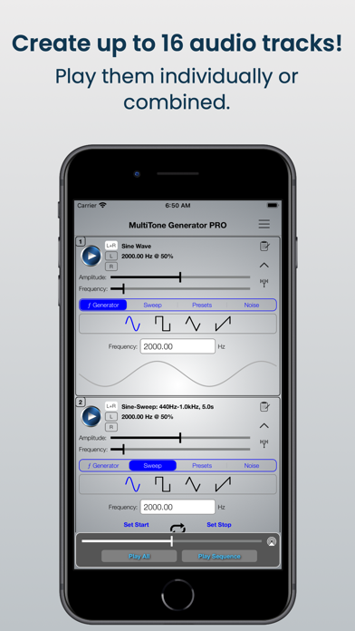 Screenshot #2 pour MultiTone Generator