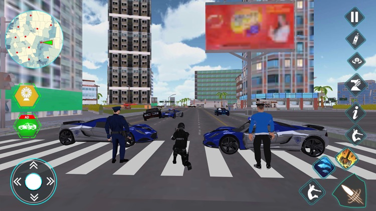 Police Chase Gangster Car Game