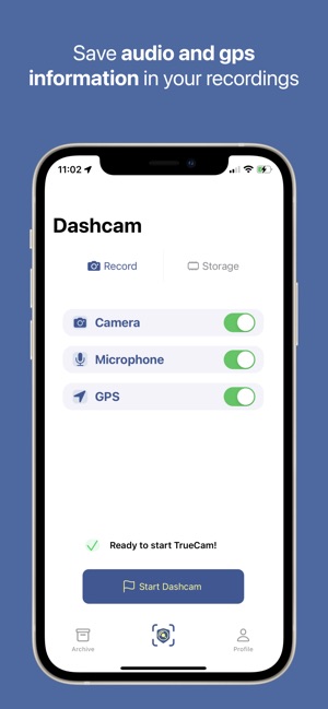 TrueCam - Dashcam on the Store