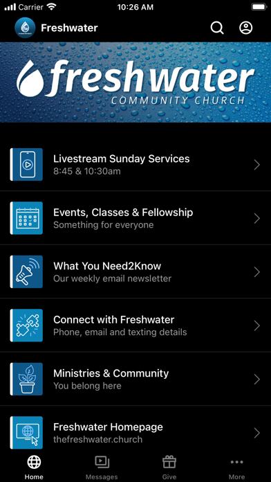 Freshwater Church Wadsworth Screenshot