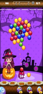 Sweet Halloween Bubble Shooter screenshot #3 for iPhone