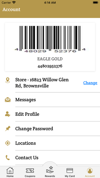 Gold Eagle Market Rewards Screenshot