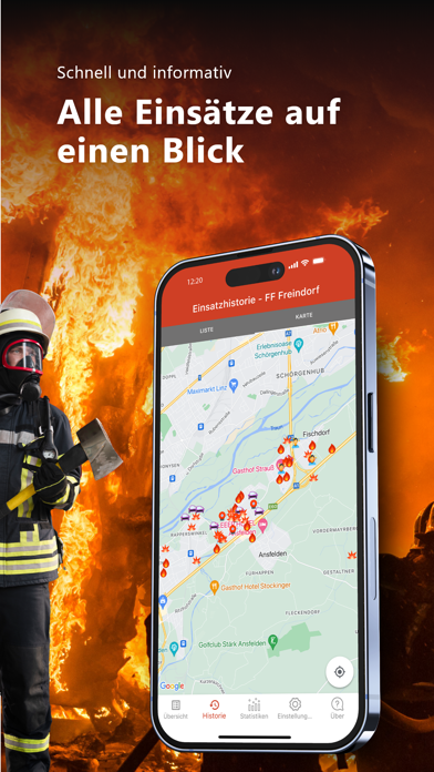 Feuerwehreinsatzinfos OÖ Screenshot