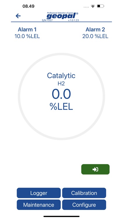 GP NOVA gas detector screenshot-4
