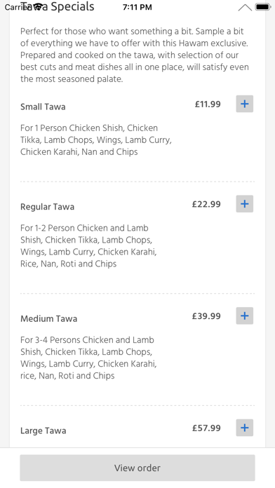 Hawam Tawa & Grill, Birmingham Screenshot