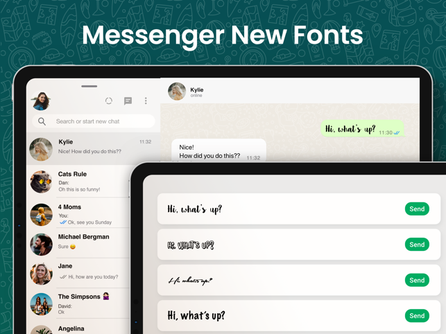 ‎Messenger for WhatsApp Duo Web Screenshot