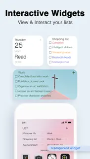 minimalist: to do list &widget iphone screenshot 2