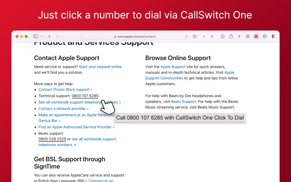 #3. CallSwitch One Click to Dial (macOS) 由: Why Now Inc.