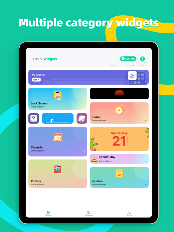 Focus Widgets - Many Functions
