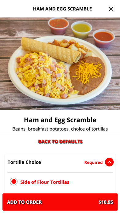 Sombrero Mexican Food Screenshot