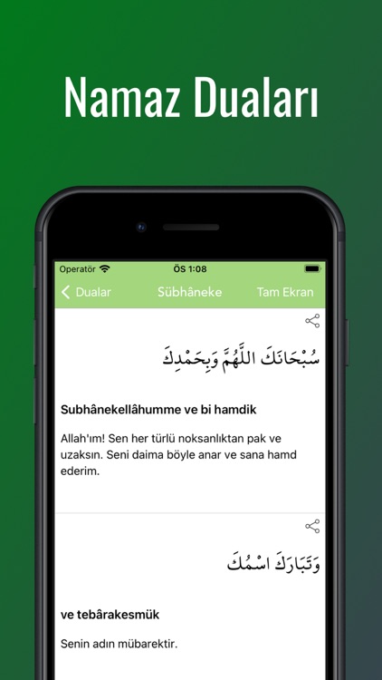 Namaz Sure ve Duaları Sesli