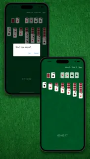 simple solitaire card game app iphone screenshot 2